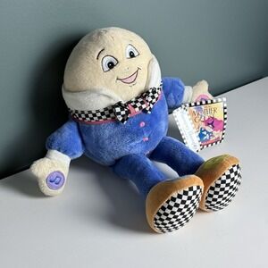 VTG Baby Scholastic‎ Real Mother Goose Humpty Dumpty Plush Rare *READ t70